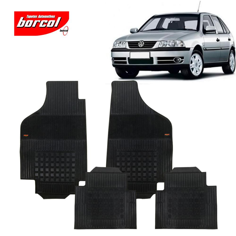Tapete Borracha Gol Parati G3 G4 99/ Interlagos Preto - AutoNext