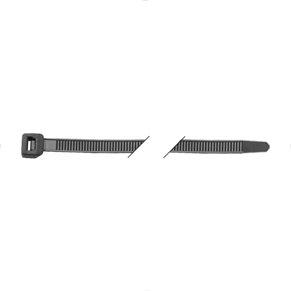Abraçadeira de Nylon Preta 150x3,7mm