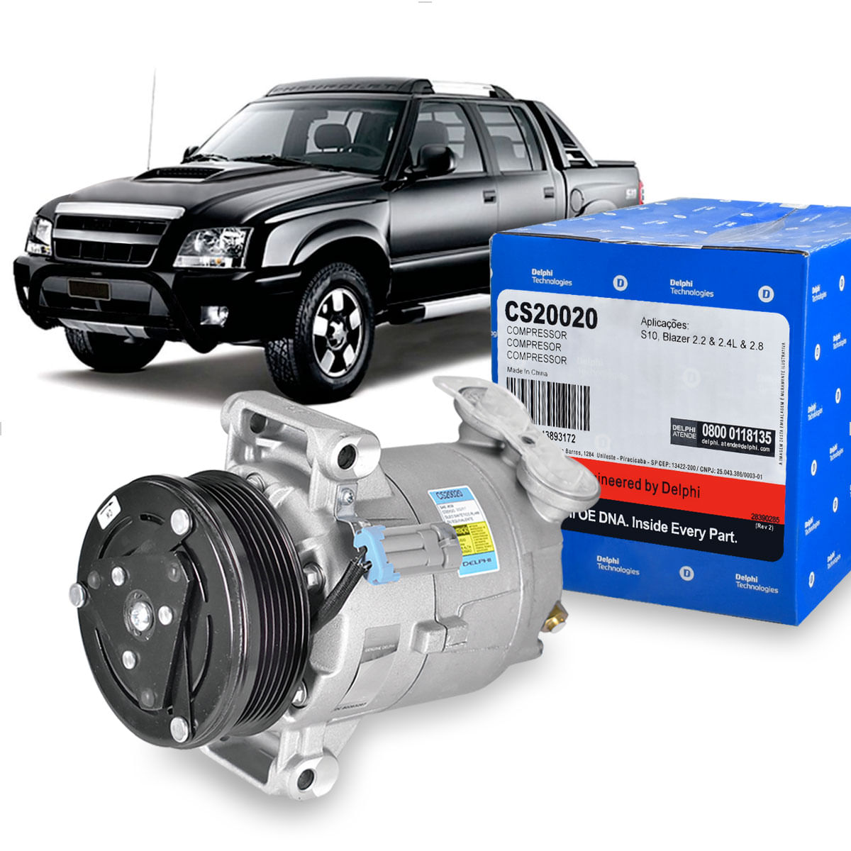 Compressor Ar GM S10 2000 até 2012 - CS20020