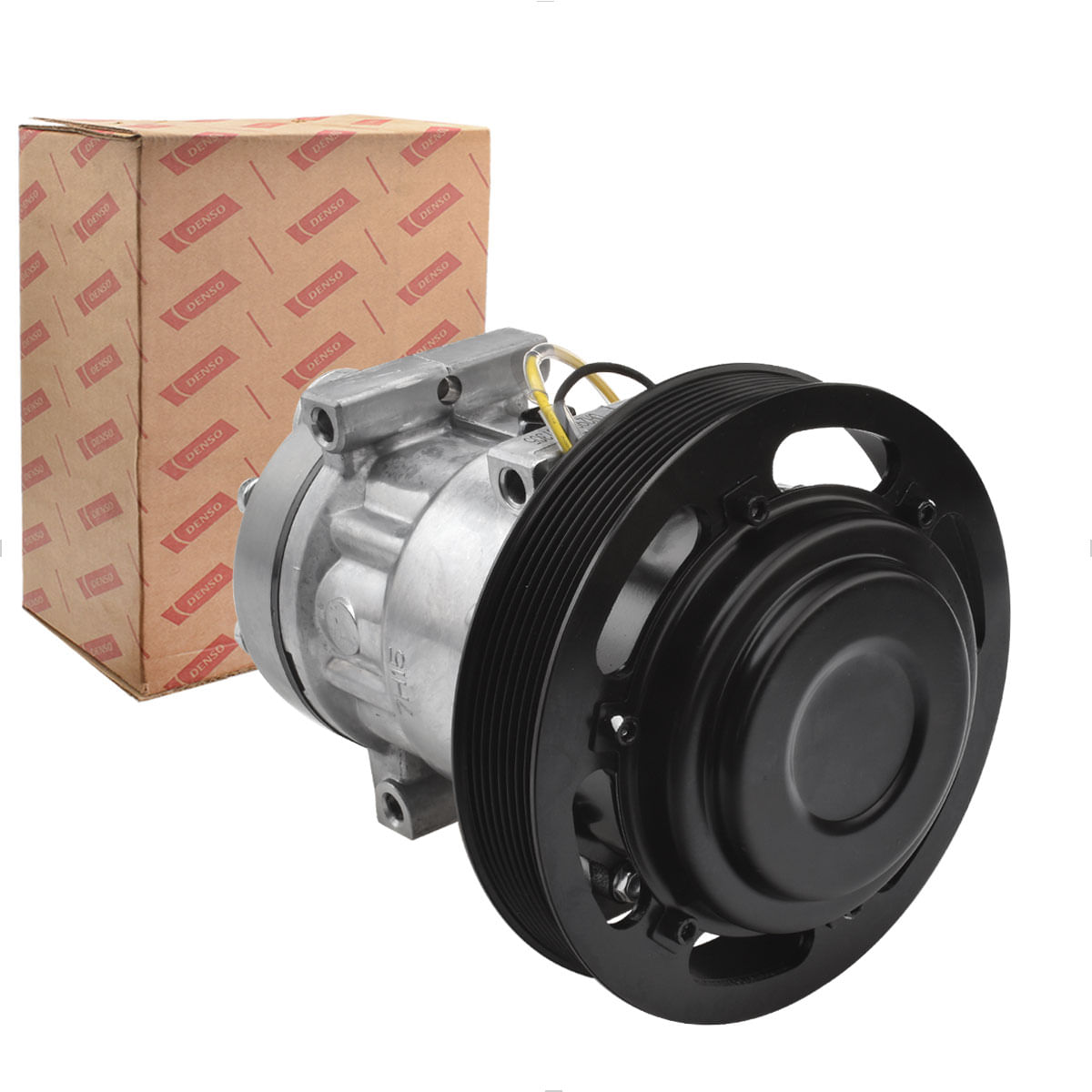 Compressor Ar 12V Universal 5H14 8 Orelhas Polia 2V 132mm