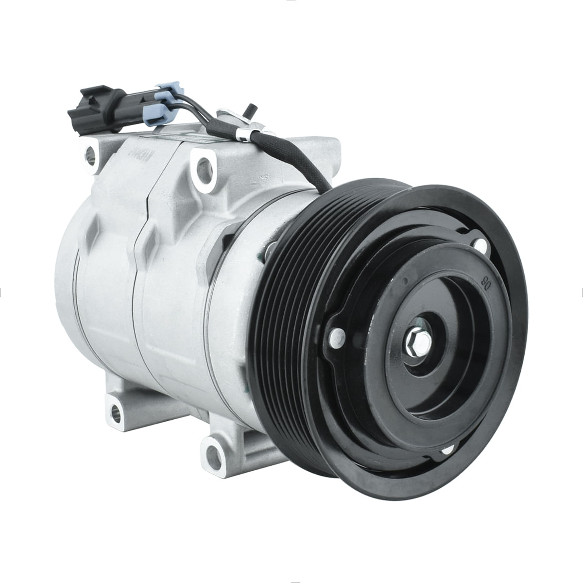 Compressor Ar 12V para John Deere Retroescavadeira Polia 8PK 10SRE18C
