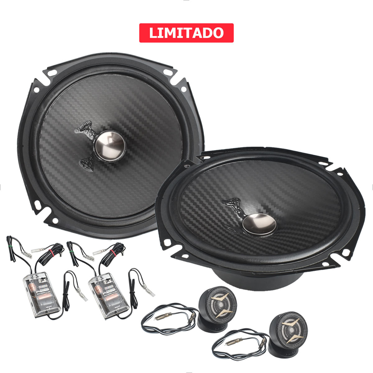 Alto Falante Kit 2 Vias TS-J170C 6,5" 90W RMS 4 Ohms Hi-Res