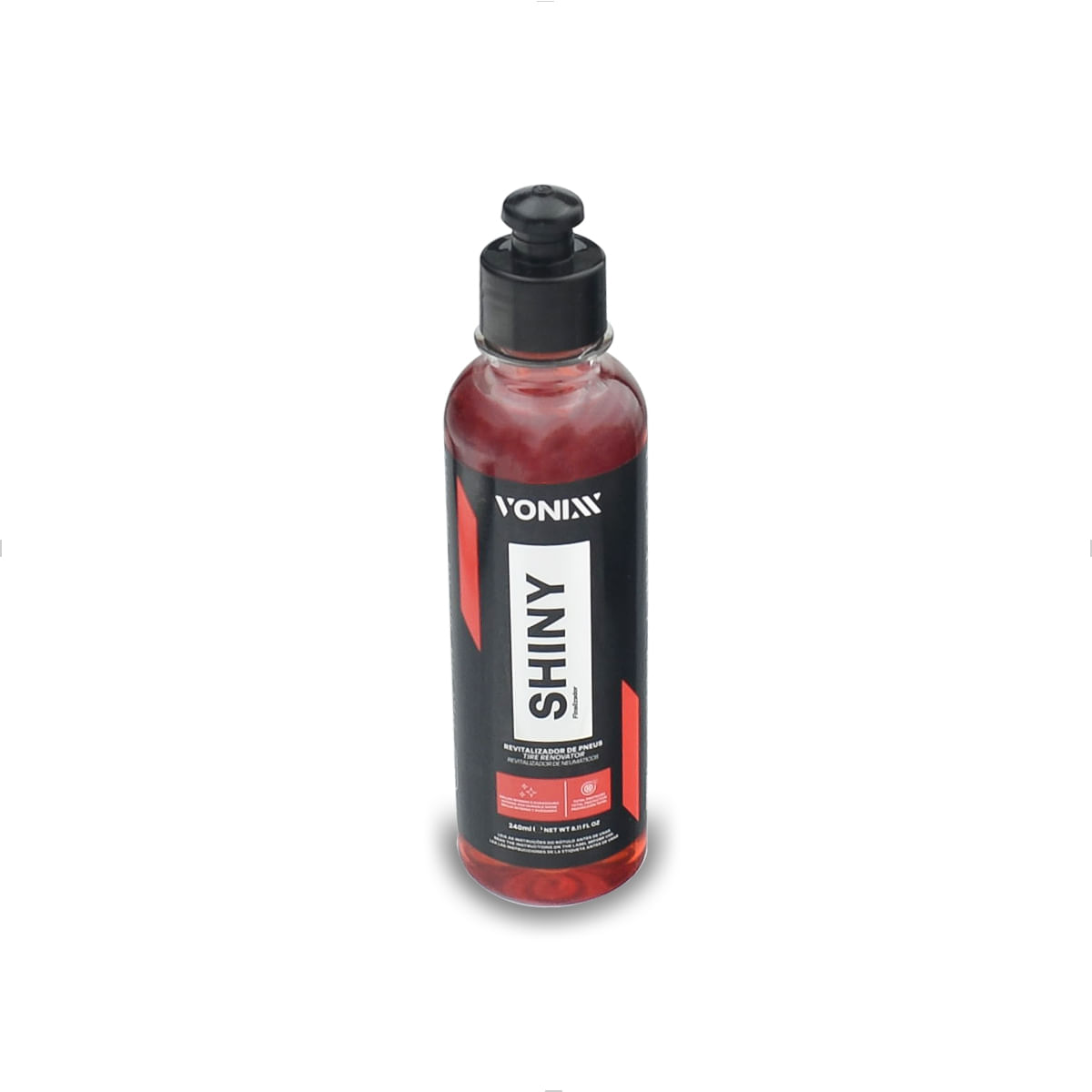 Shiny Pretinho Alto Brilho Selante Pneus 240mL