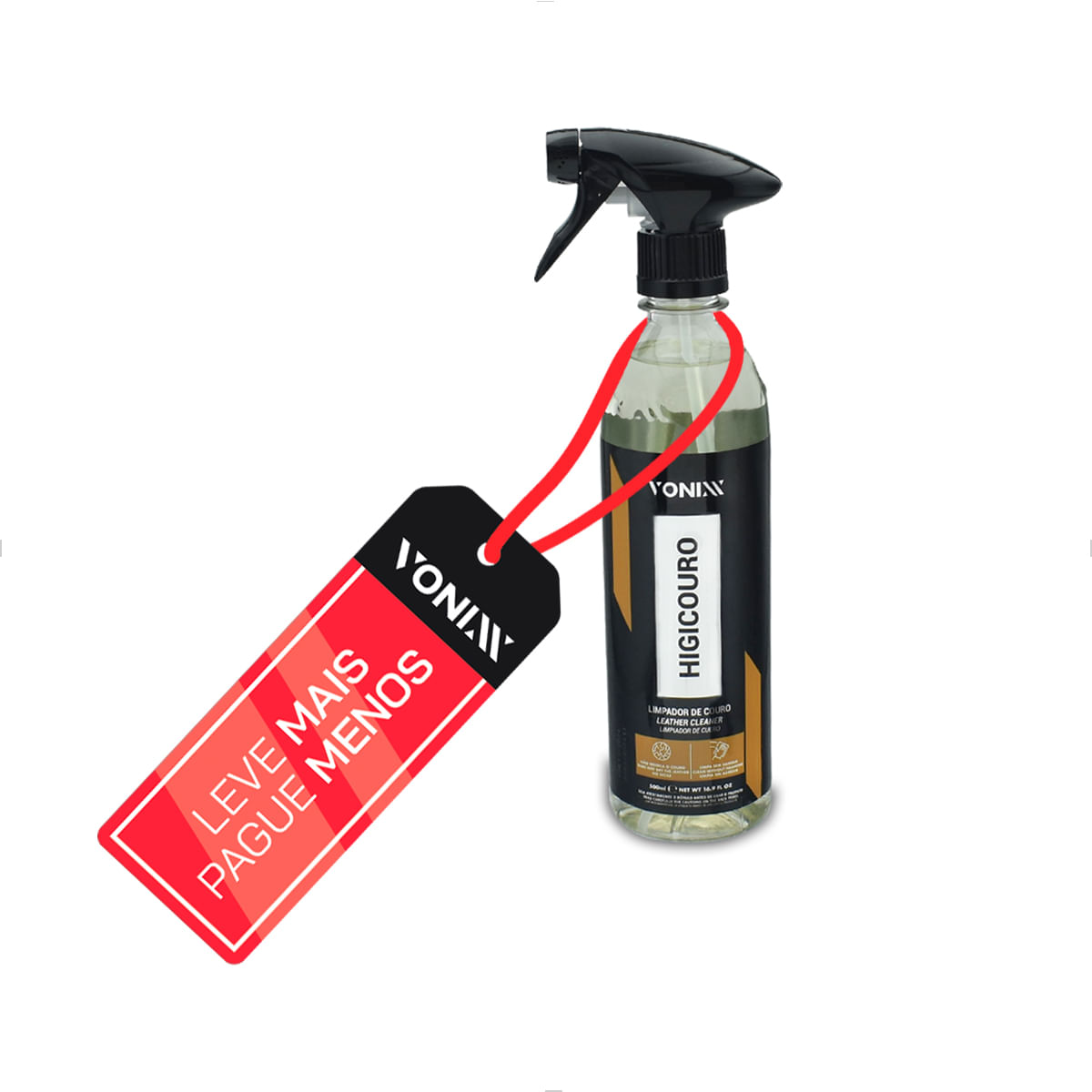 Higicouro Limpador e Higienizador de Couro 500mL