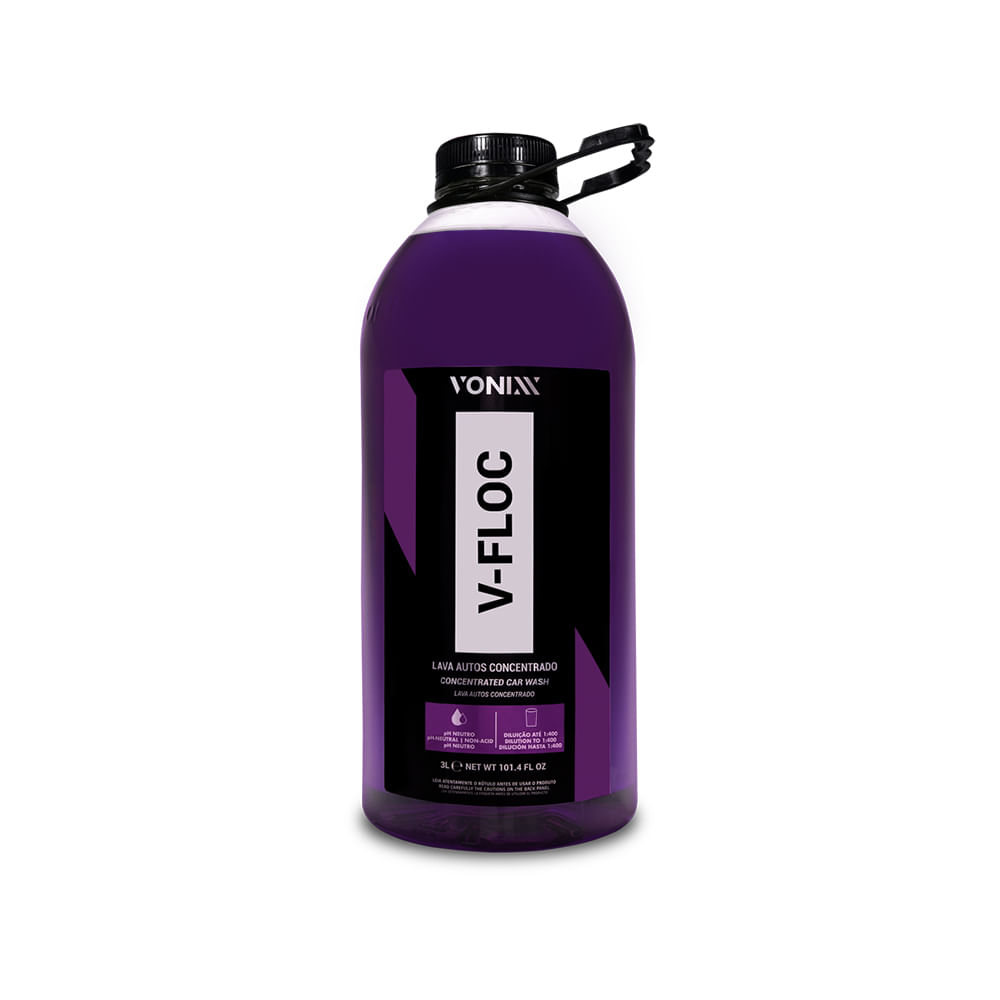 Shampoo Vonixx V-Floc Lava Auto Neutro 3L