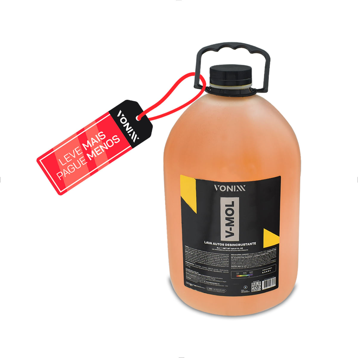 V-MOL - Shampoo Automotivo Desincrustante Básico 5L