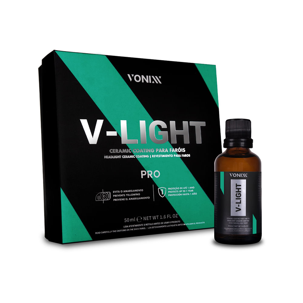 V-Light Ceramic Coating Vitrificador de Faróis 50mL