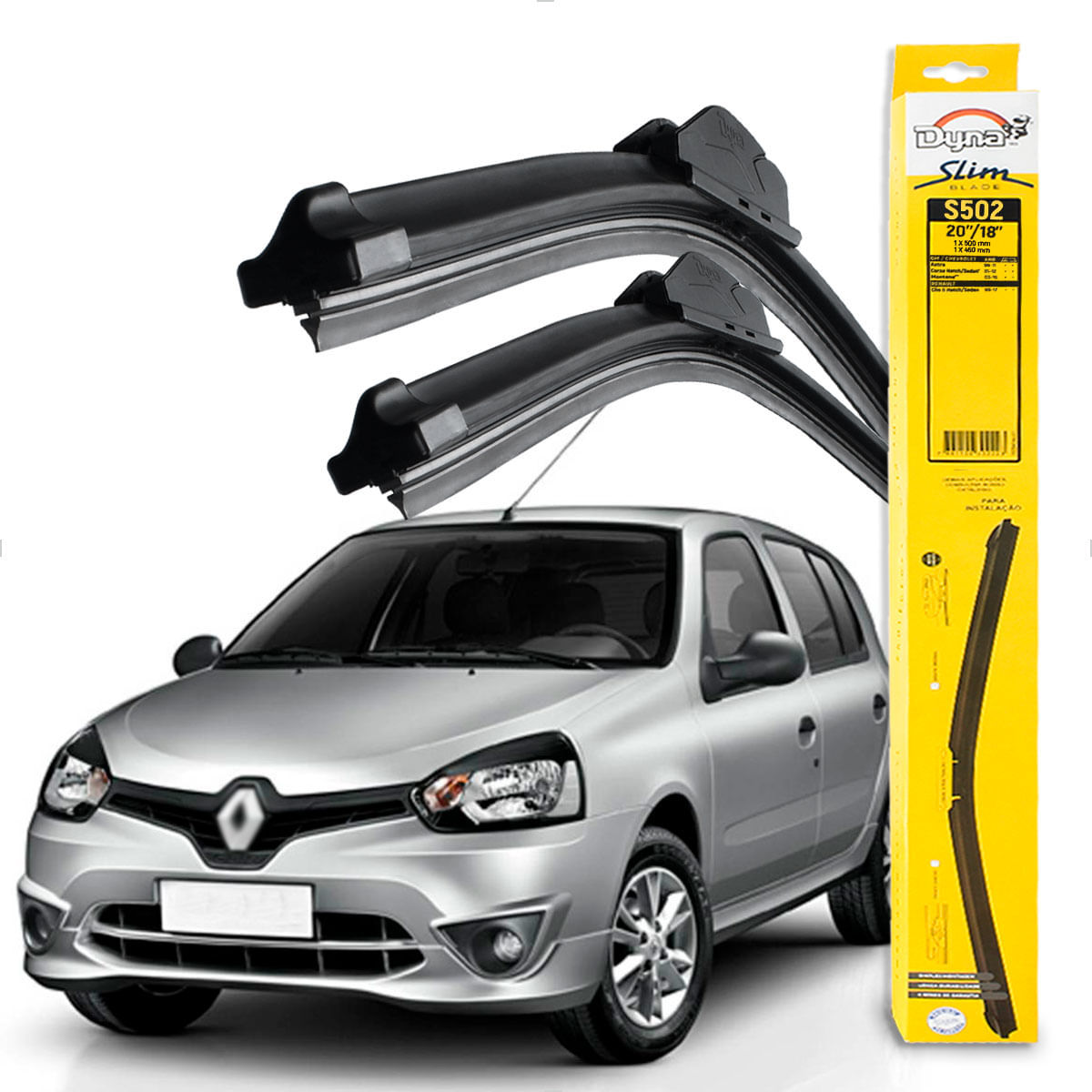 Palheta Dianteira Renault Clio 1999 até 2016 - DY S502