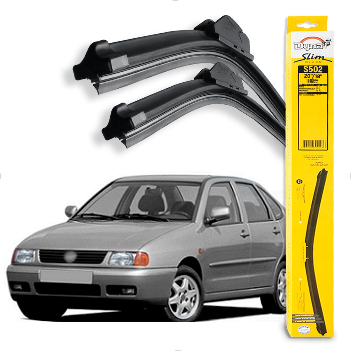Palheta Dianteira VW Polo 1997 até 2000 - DY S502