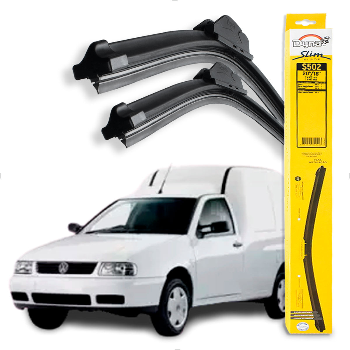 Palheta Dianteira VW Van 1999 até 2002 - DY S502