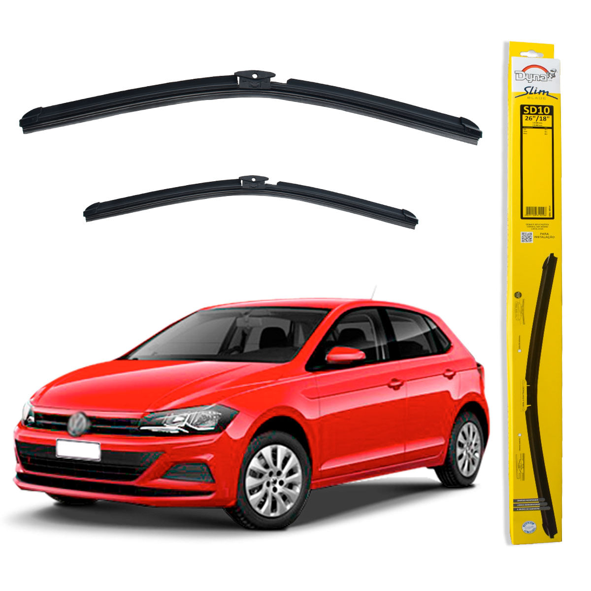 Palheta Dianteira VW Polo 2017 até 2020 - DY SD10