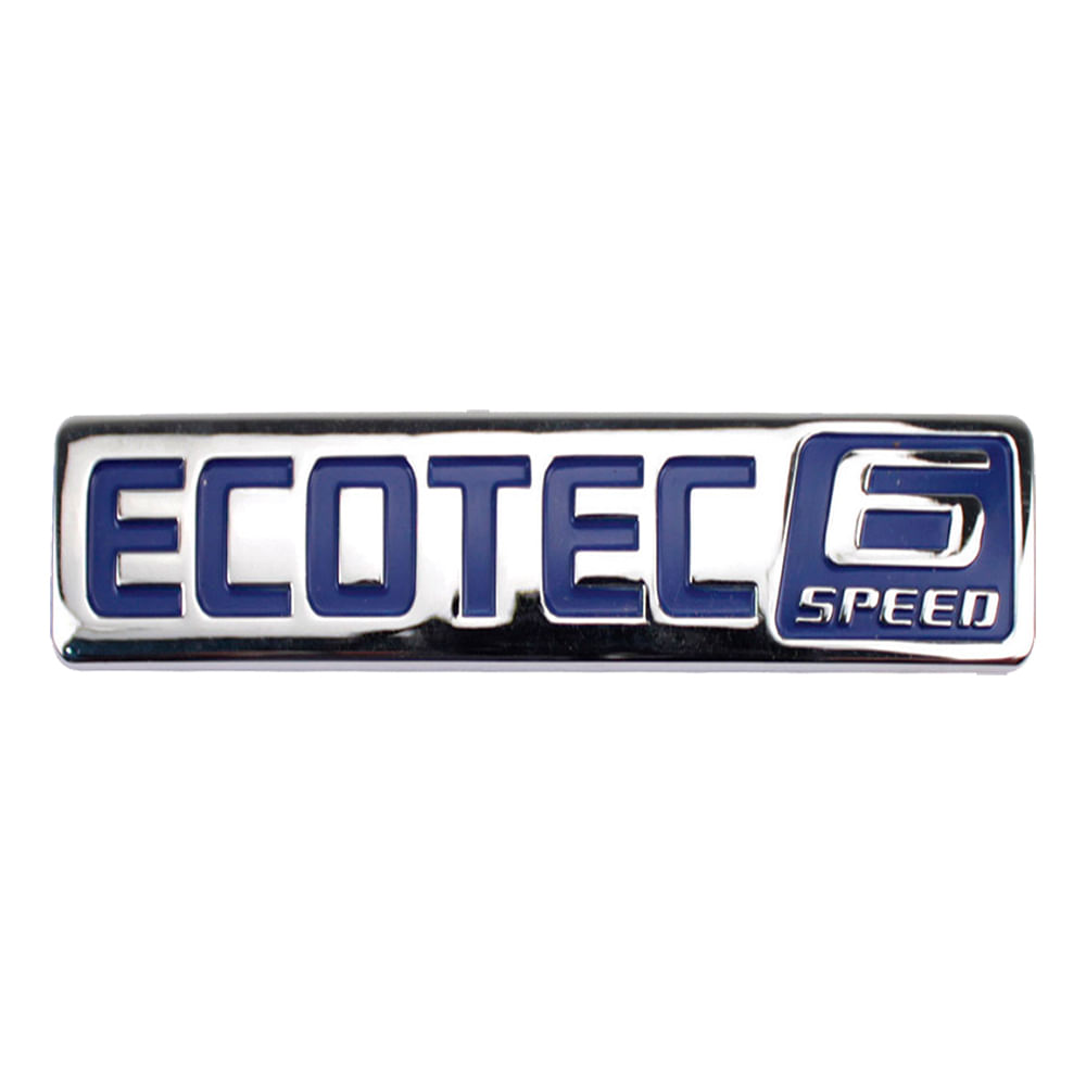 Emblema Ecotec 6 Speed Chevrolet GM
