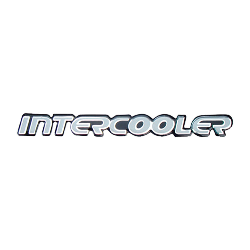 Emblema Intercooler para S10 Blazer Prata