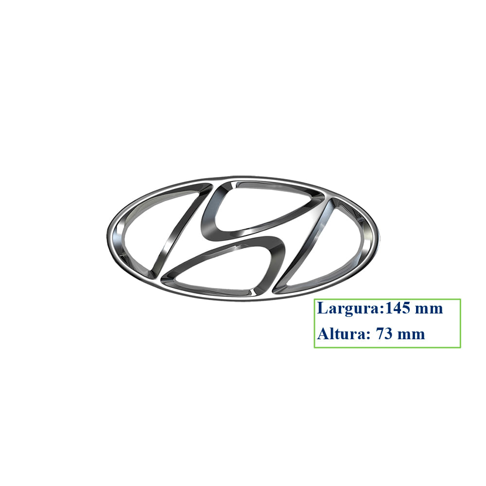 Emblema Logo Hyundai I30 2009 a 2012 Grade Frontal