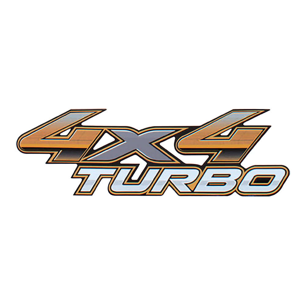 Adesivo 4x4 Turbo Hilux 2014 até 2016