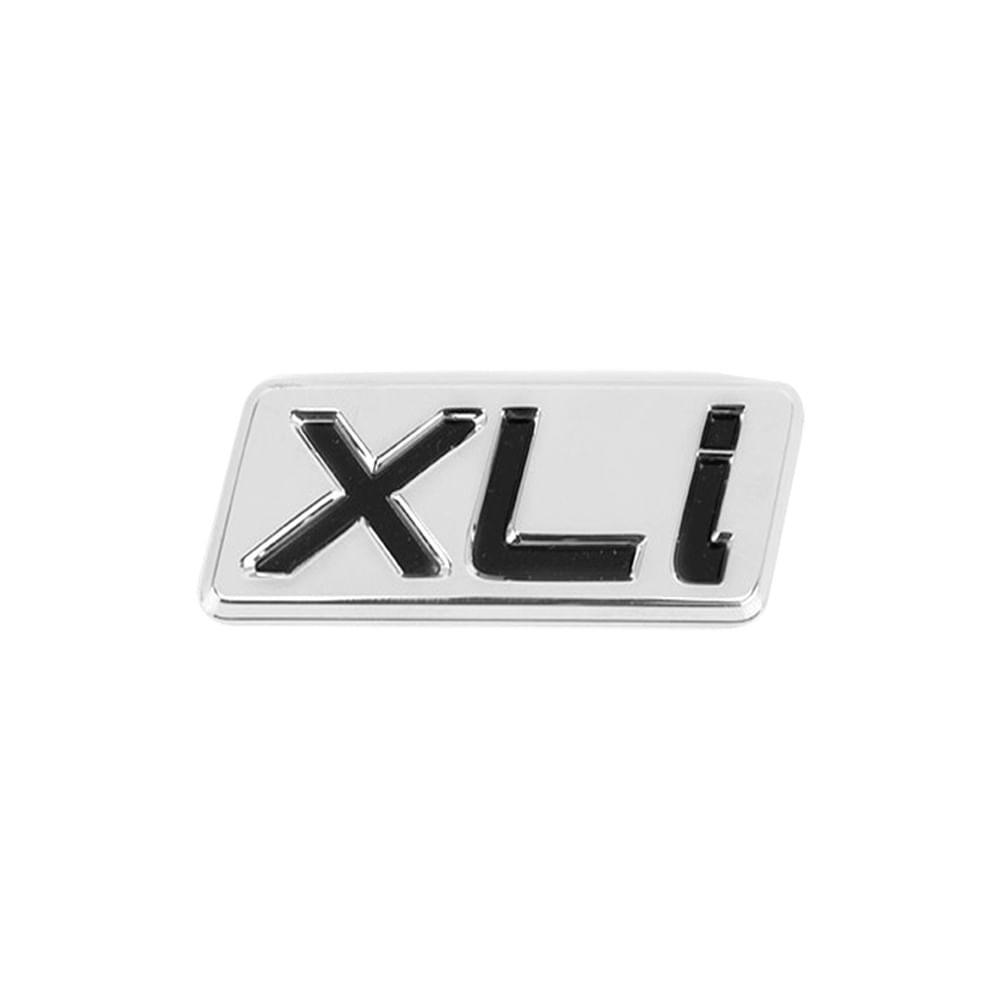 Emblema XLI Toyota Corolla 2009 a 2014 Cromado e Preto