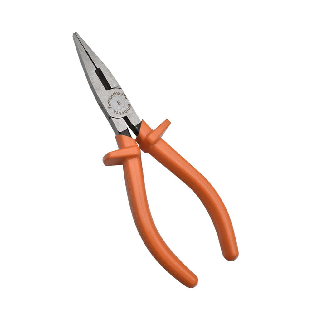Alicate Meia Cana 6" Bico Chato PRO