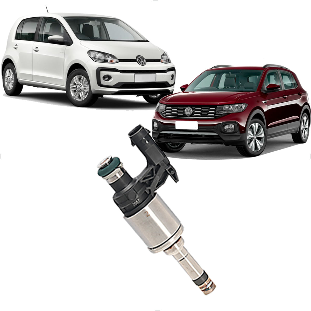 Bico Injetor Polo Up T-Cross Golf 1.0 e 1.4 TSI 2015 até 2023