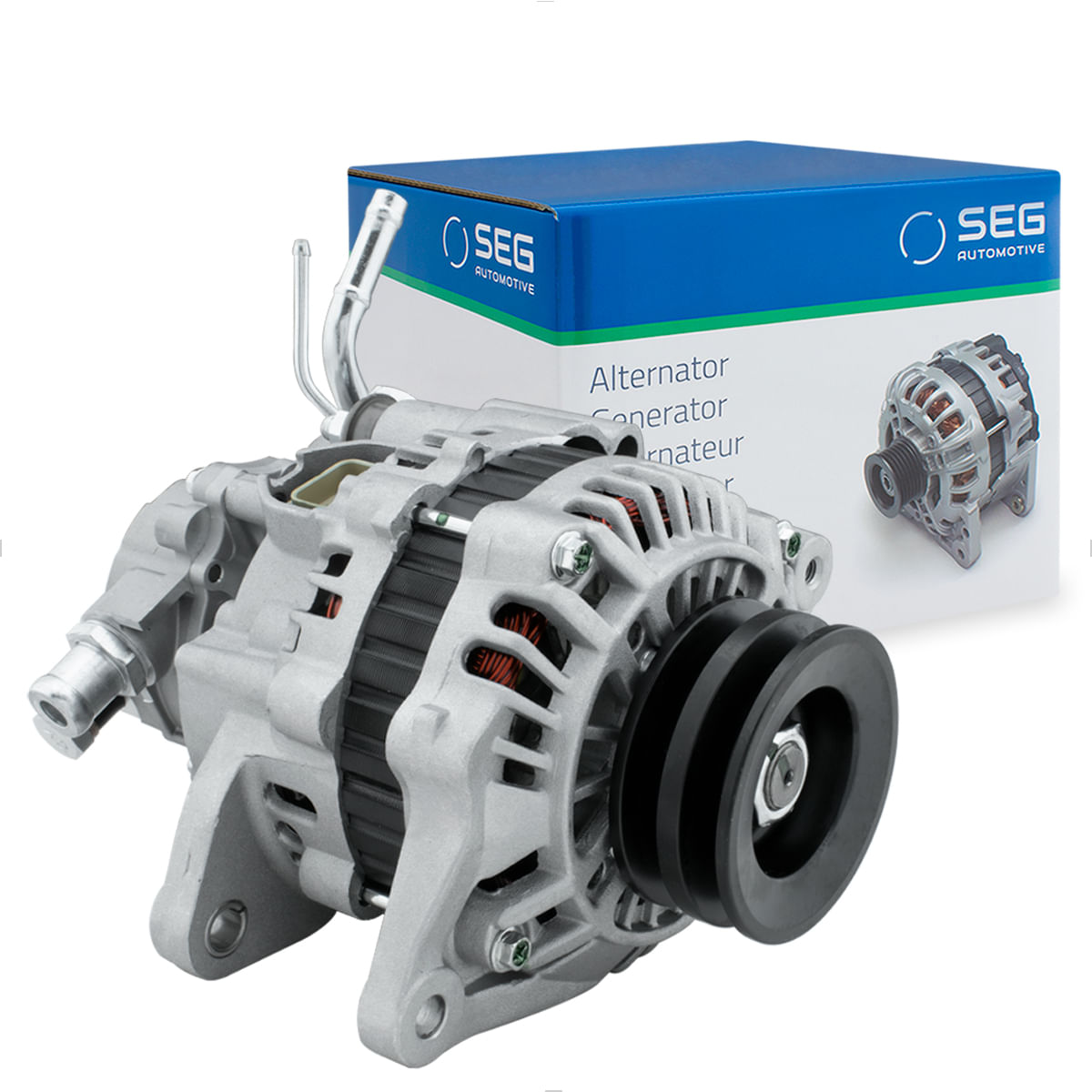 Alternador L200 2.5 1991 até 2012 Pajero 2.5 07 até 10 com Bomba Vácuo 75A