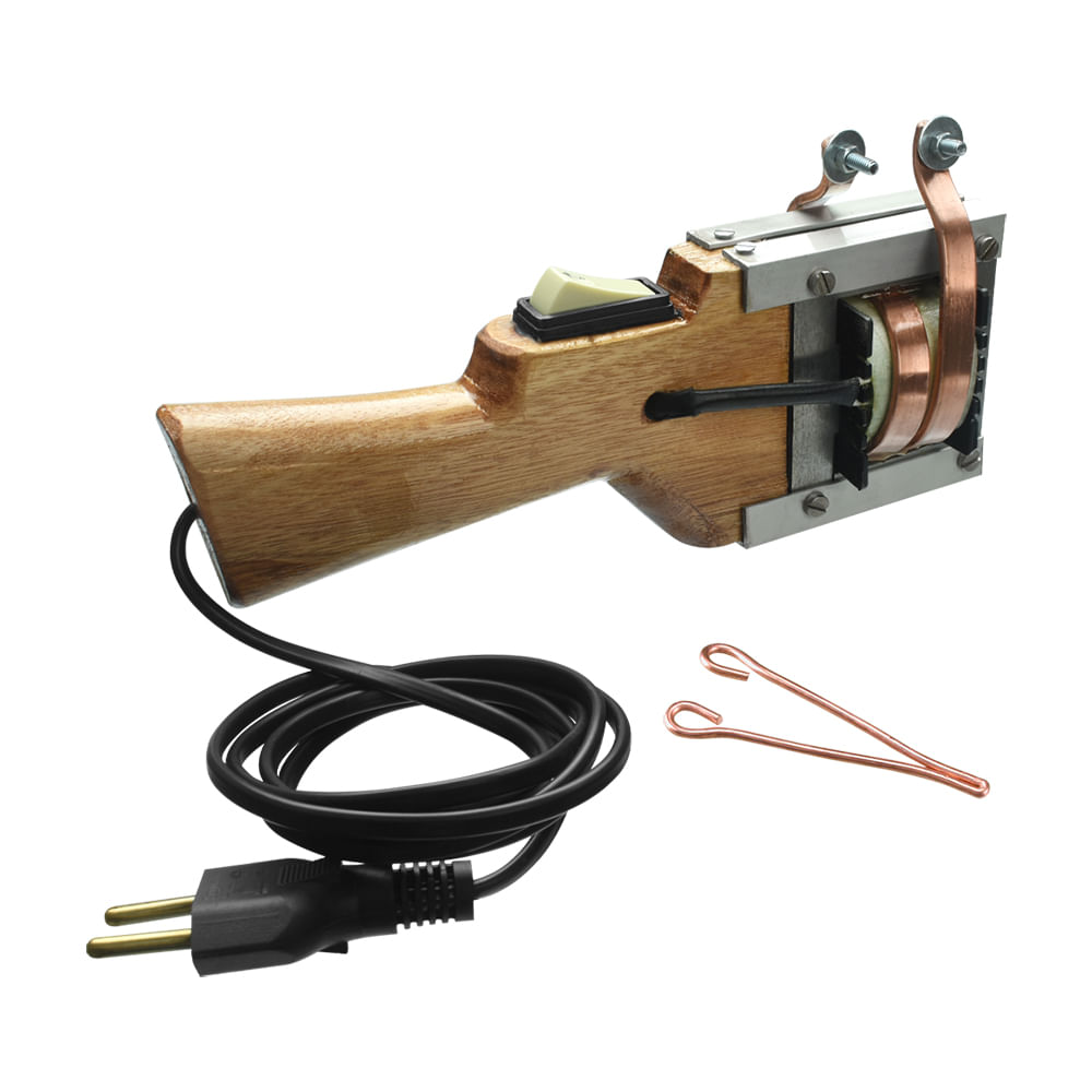 Pistola para Solda Estanho Cabo de Madeira 350W 220V