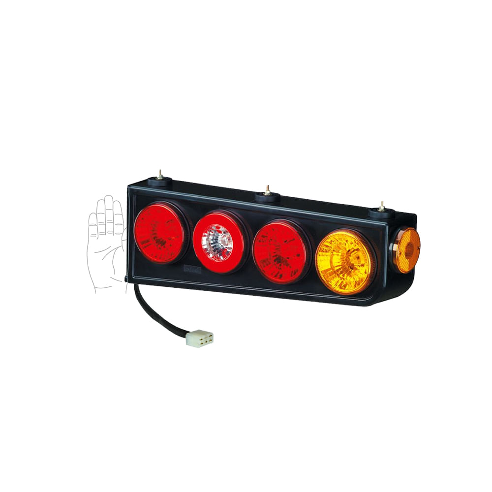 Lanterna Traseira Randon Diamantada sem Aba - 1390