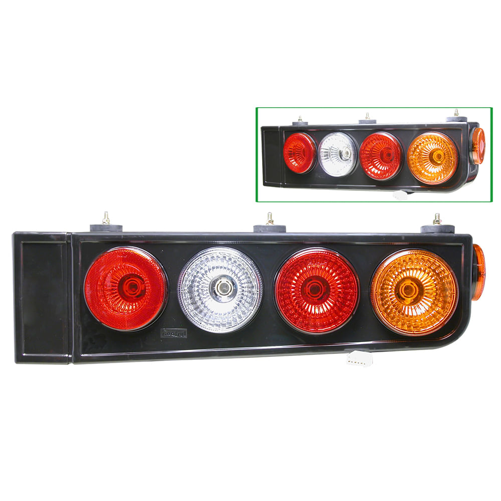 Lanterna Traseira Randon Modelo Sinalsul com Aba - 1193