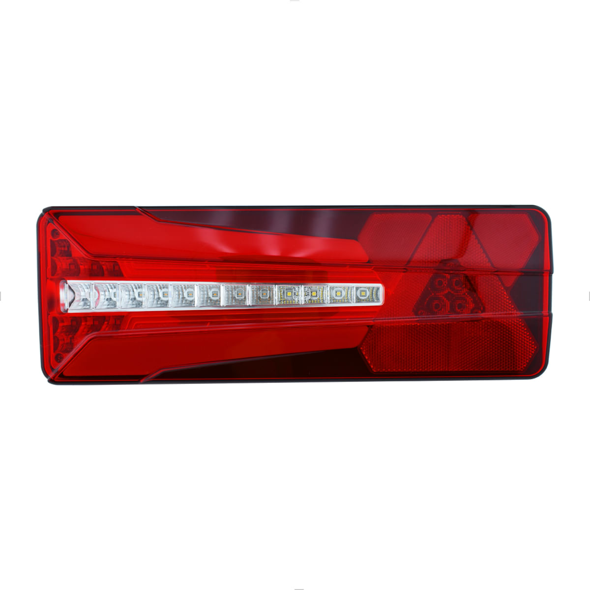 Lanterna Traseira LED Multifunção 12V 24V Pisca Sequencial Carreta Rossetti
