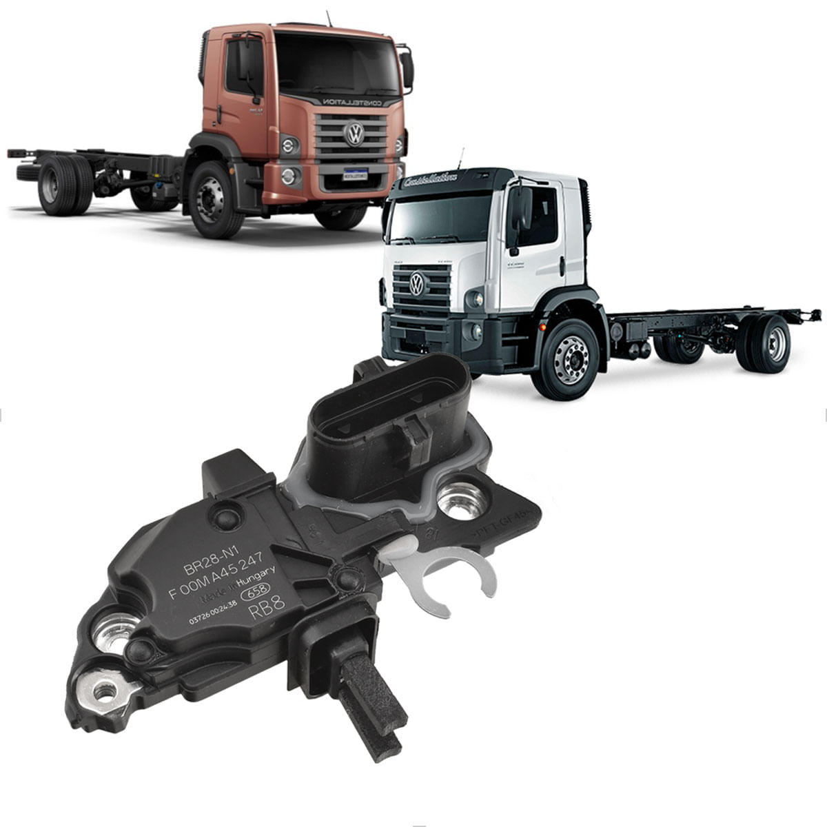 Regulador Voltagem para VW Constellation Worker 2012 até 2022