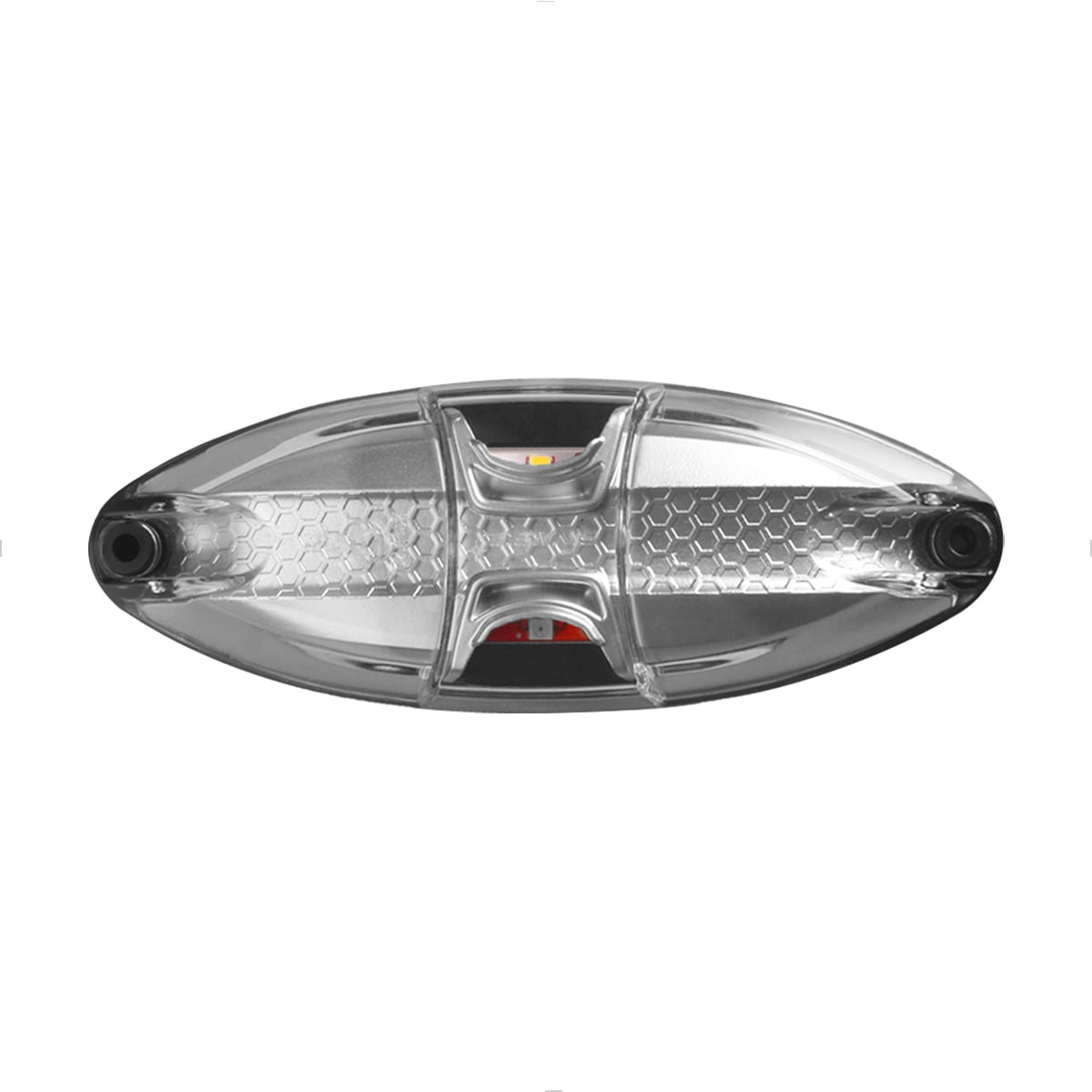 Lanterna Lateral LED Delimitadora 12V 24V Luz Branca e Vermelha Direcionada