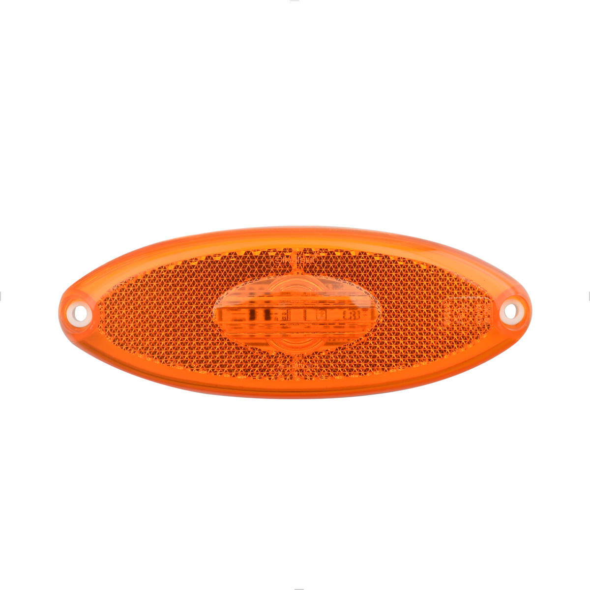 Lanterna Lateral LED Universal 12V 24V com Fios - Âmbar