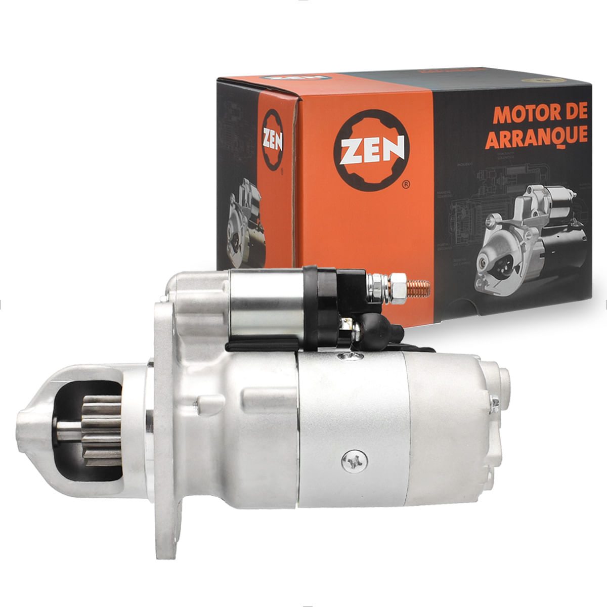 Motor Partida Cargo com Motor Cummins 1991 a 2005 12 Dentes