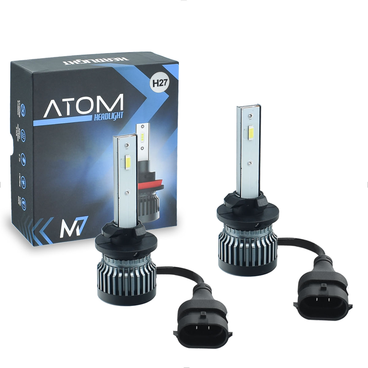 Lâmpada LED H27 6000K 12V 32W M7 Atom