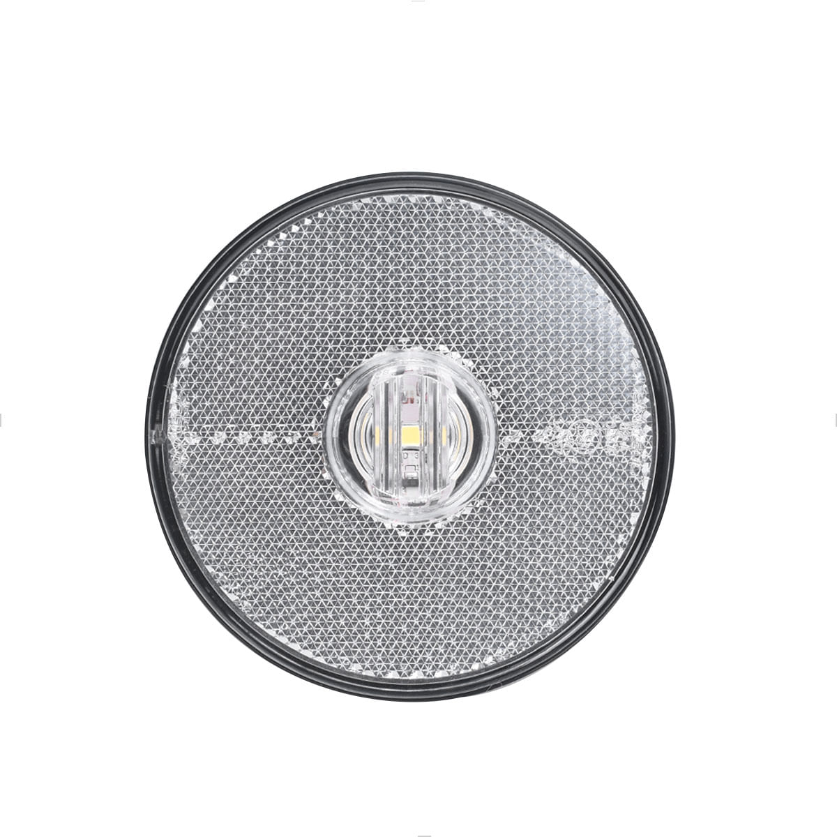Lanterna Lateral LED 12V 24V Randon Librelato Noma com Conector - Cristal
