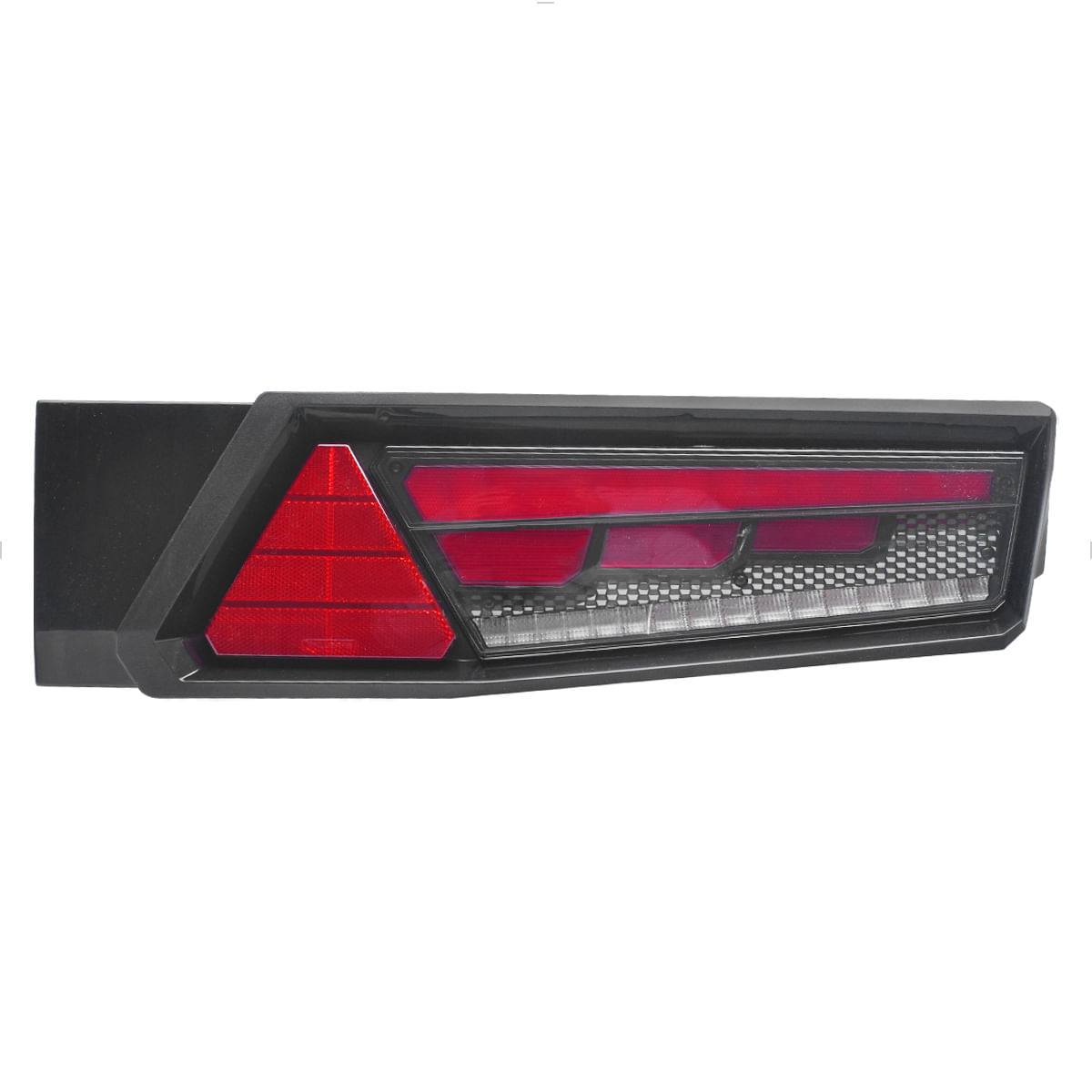 Lanterna Traseira LED 12V 24V Universal Pisca Sequencial Triângulo