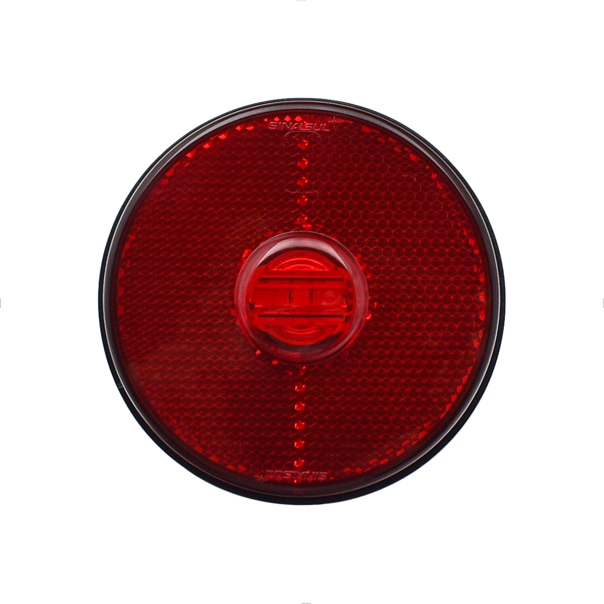 Lanterna Lateral LED 12V 24V Randon Librelato Noma com Conector - Vermelha