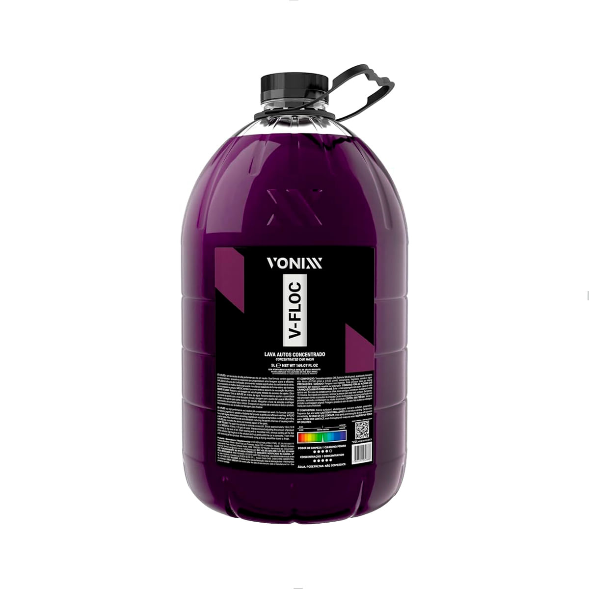 Shampoo Vonixx V-Floc Lava Auto Neutro 5L