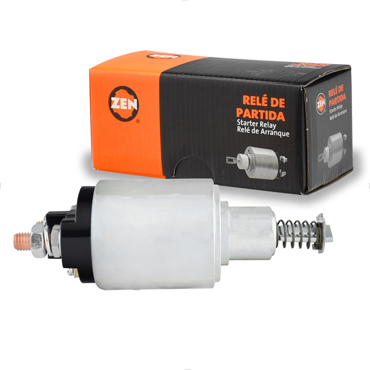 Automático Motor Partida JF 12V com Ponta Garfo Pistão Metal