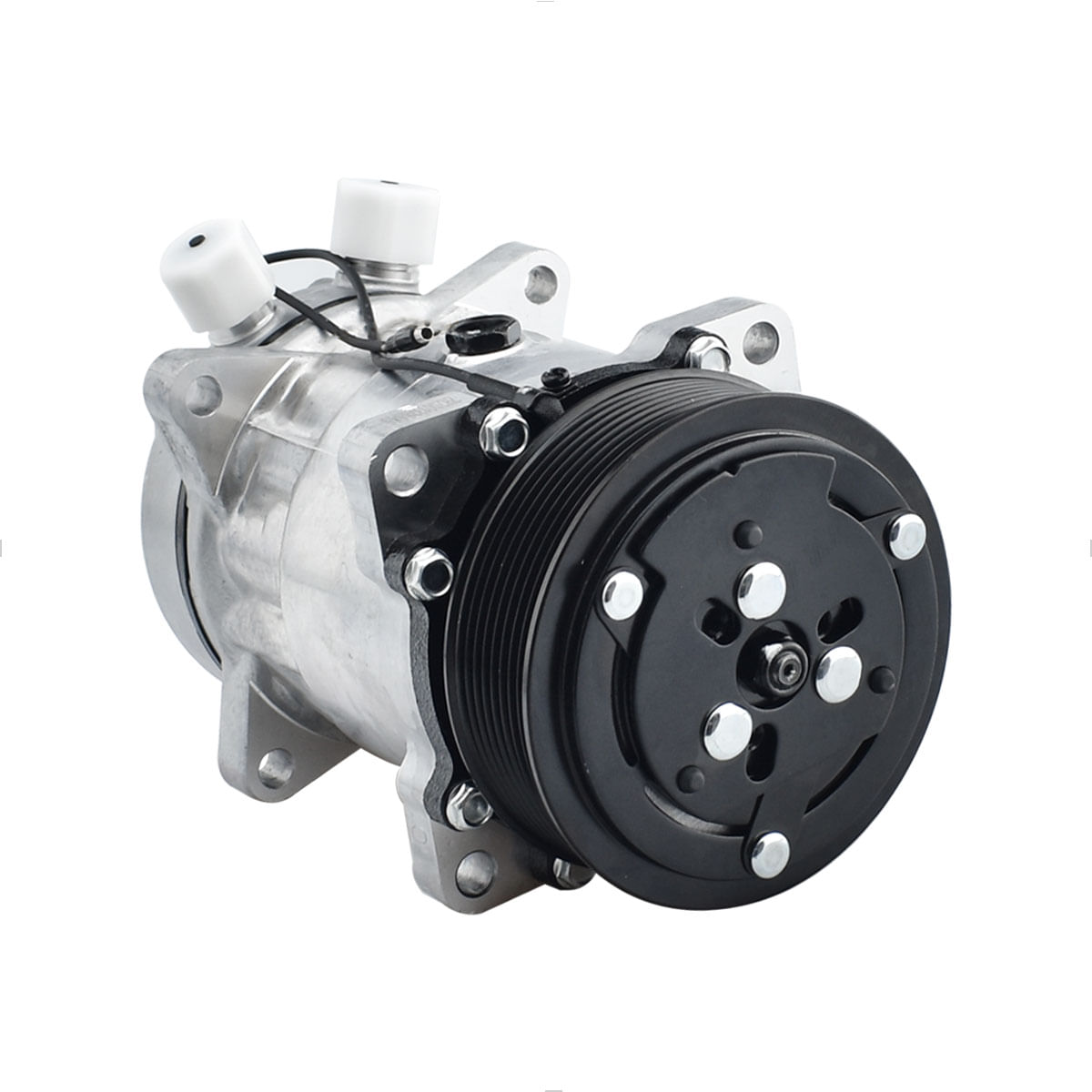 Compressor Ar 12V Universal 7H15 8 Orelhas Polia 8PK 119mm