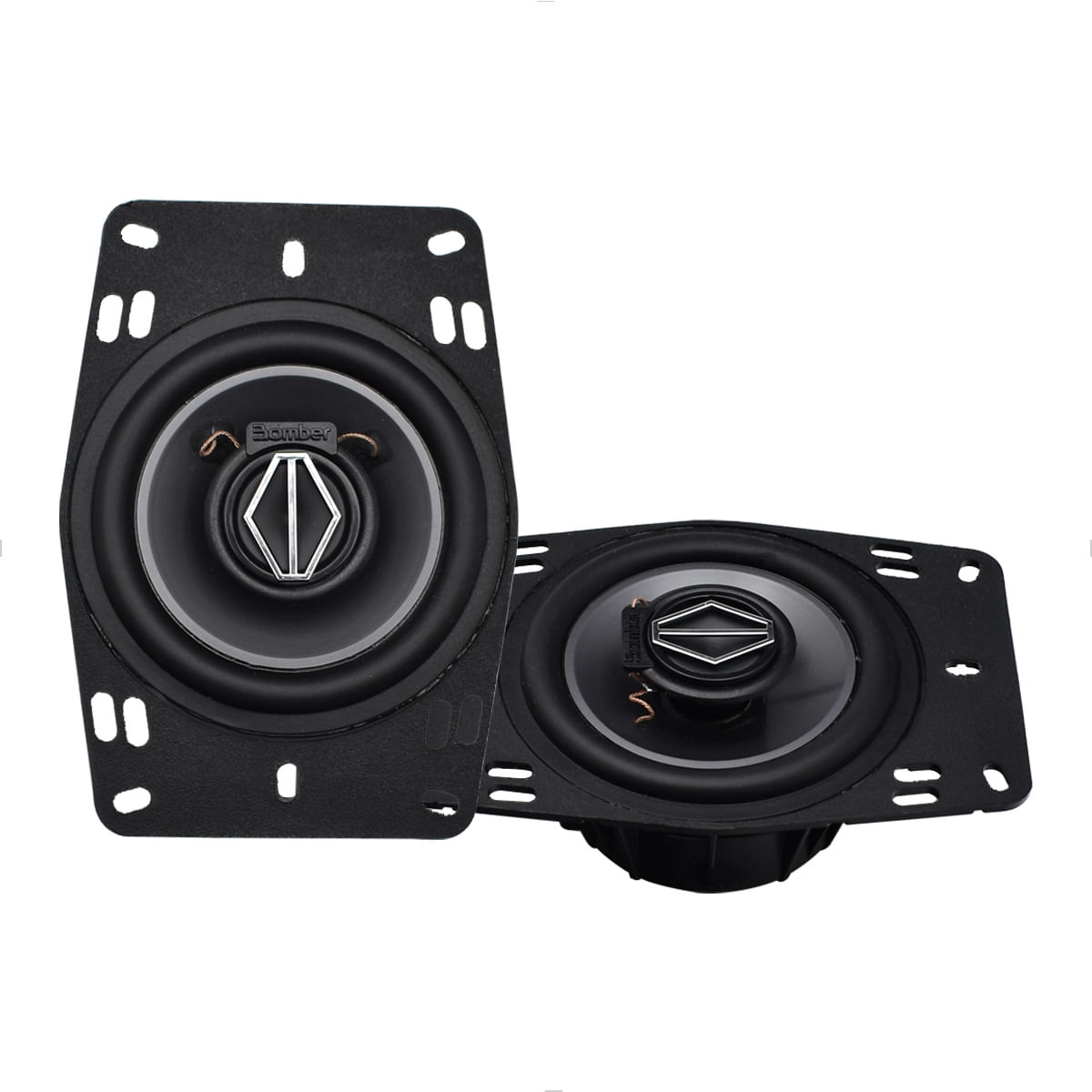 Par de Alto-Falantes 4 Polegadas Triaxial BBR 100 W RMS