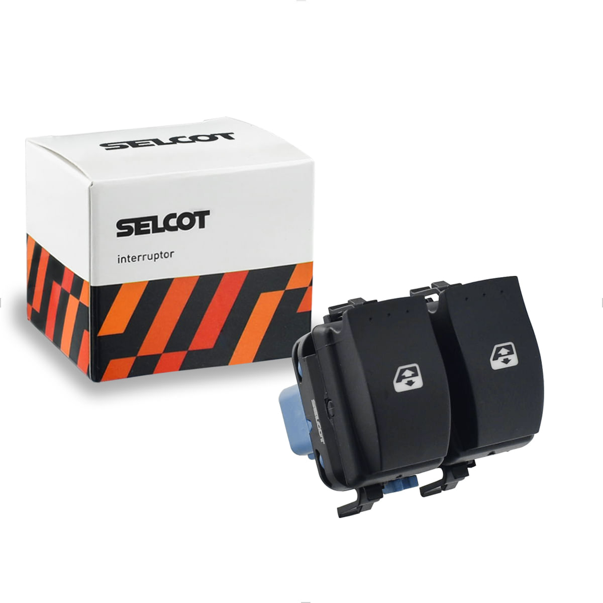 Botão Interruptor Vidro Elétrico Duplo Sandero Duster Logan 2010 até 2024