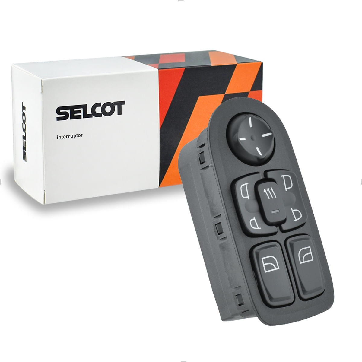 Botão Interruptor Vidro Elétrico Duplo para DAF XF CF 2013 até 2020