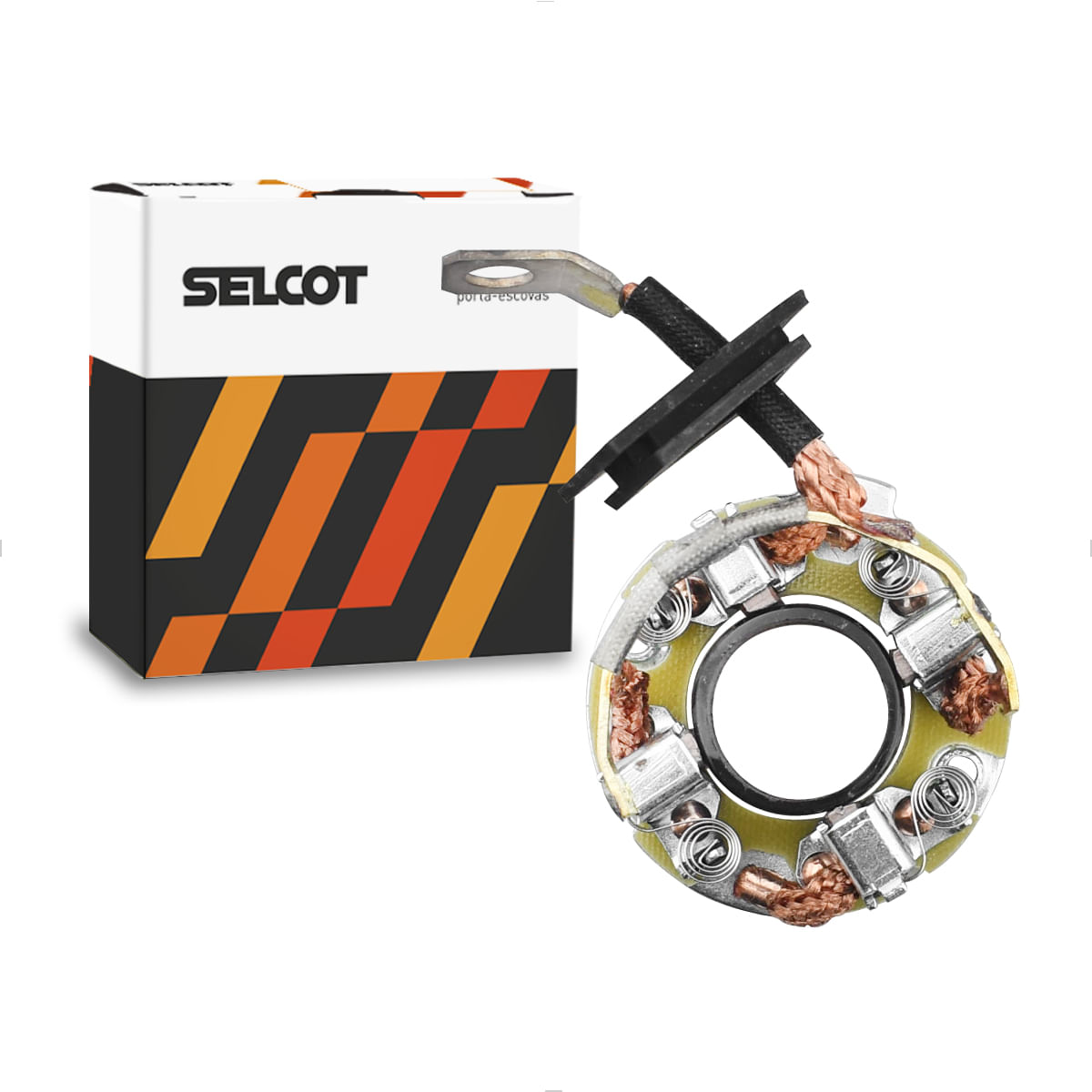 Porta-Escova Motor PG260 Celta Corsa Vectra S10 Palio Strada Siena Uno