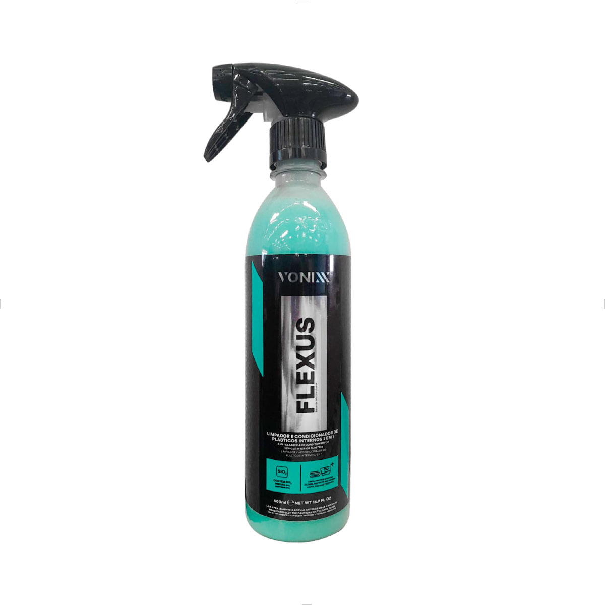 Flexus Limpador Condicionador Restaurador Plásticos Internos 500mL Vonixx