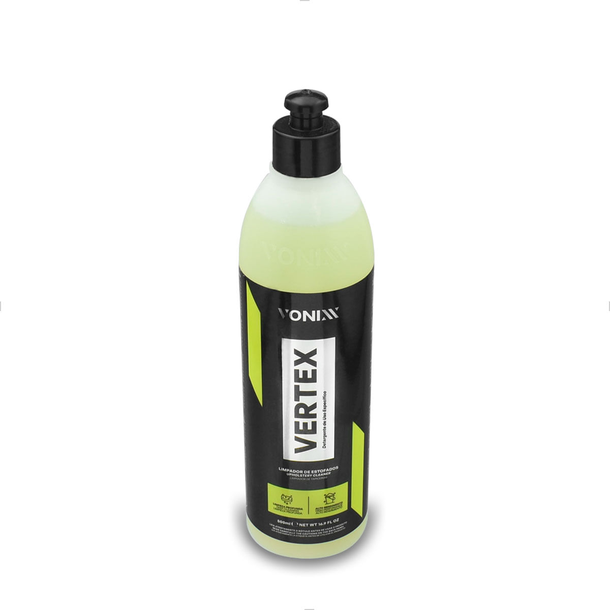 Vertex Limpeza Profunda Estofados Automotivo Residencial 500mL Vonixx